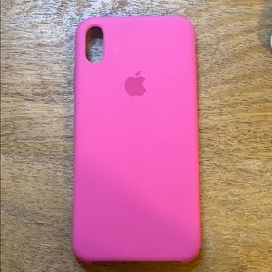 Apple silicone iPhone XS Max case